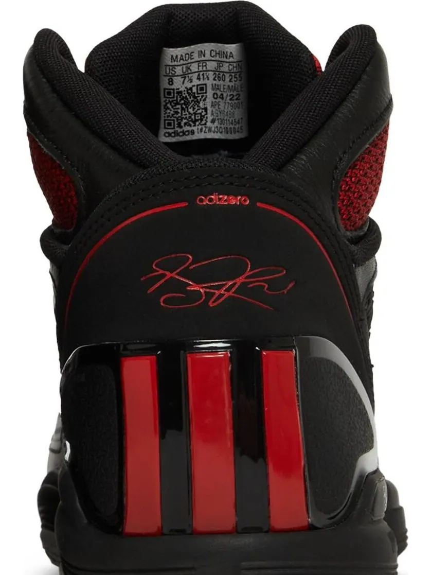 Мужские кроссовки Adidas Adizero Rose 1.5 Restomod — изображение 7 из 8, черный/красный