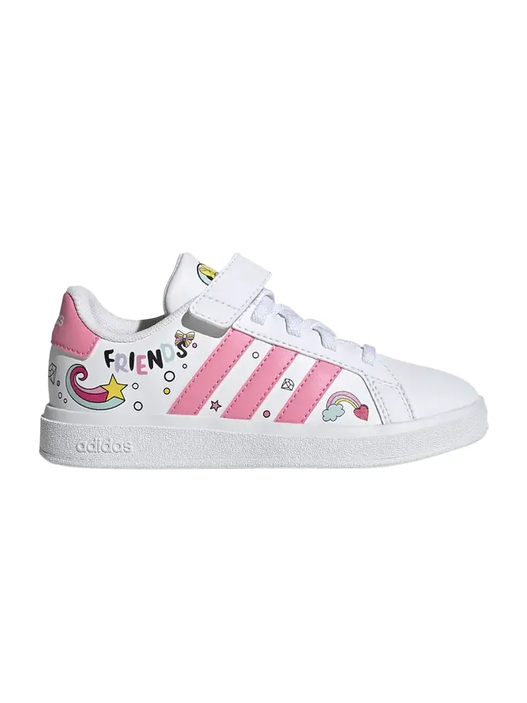 Кроссовки Adidas Disney x Grand Court J — изображение 1 из 1, белый