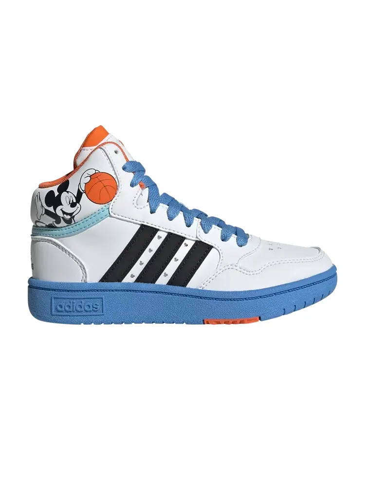 Кроссовки Adidas Disney x Hoops 3.0 Mid J — изображение 1 из 1, белый