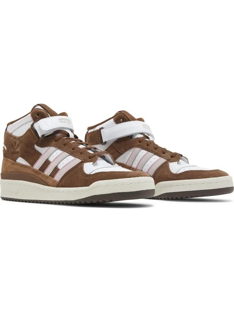 Кроссовки Adidas Forum Mid высокие — изображение 8 из 8, белый/коричневый
