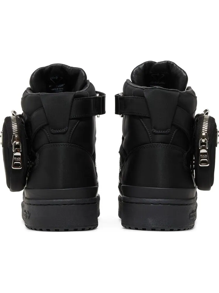Кроссовки Adidas Prada x Forum High 'Core Black' — изображение 6 из 8, черный