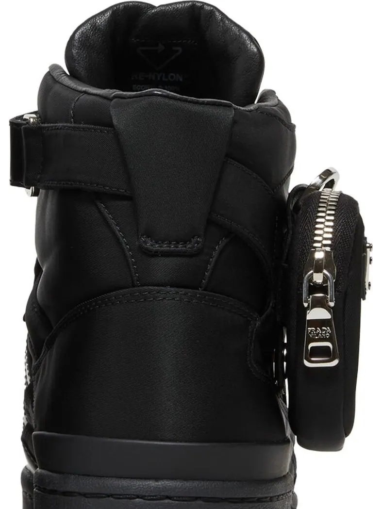 Кроссовки Adidas Prada x Forum High 'Core Black' — изображение 7 из 8, черный