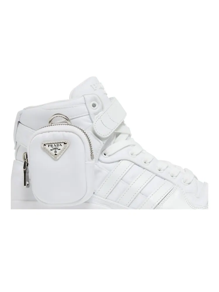 Кроссовки Adidas Prada x Forum High — изображение 2 из 4, белый