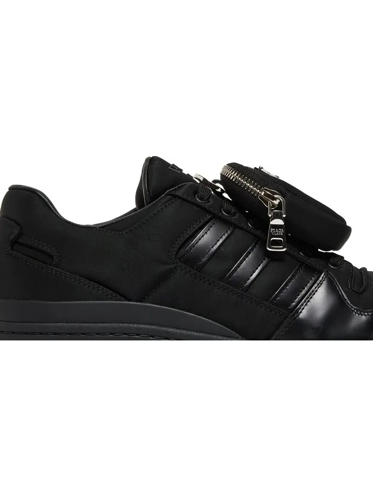 Кроссовки Adidas Prada x Forum Low 'Core Black' — изображение 2 из 8, черный