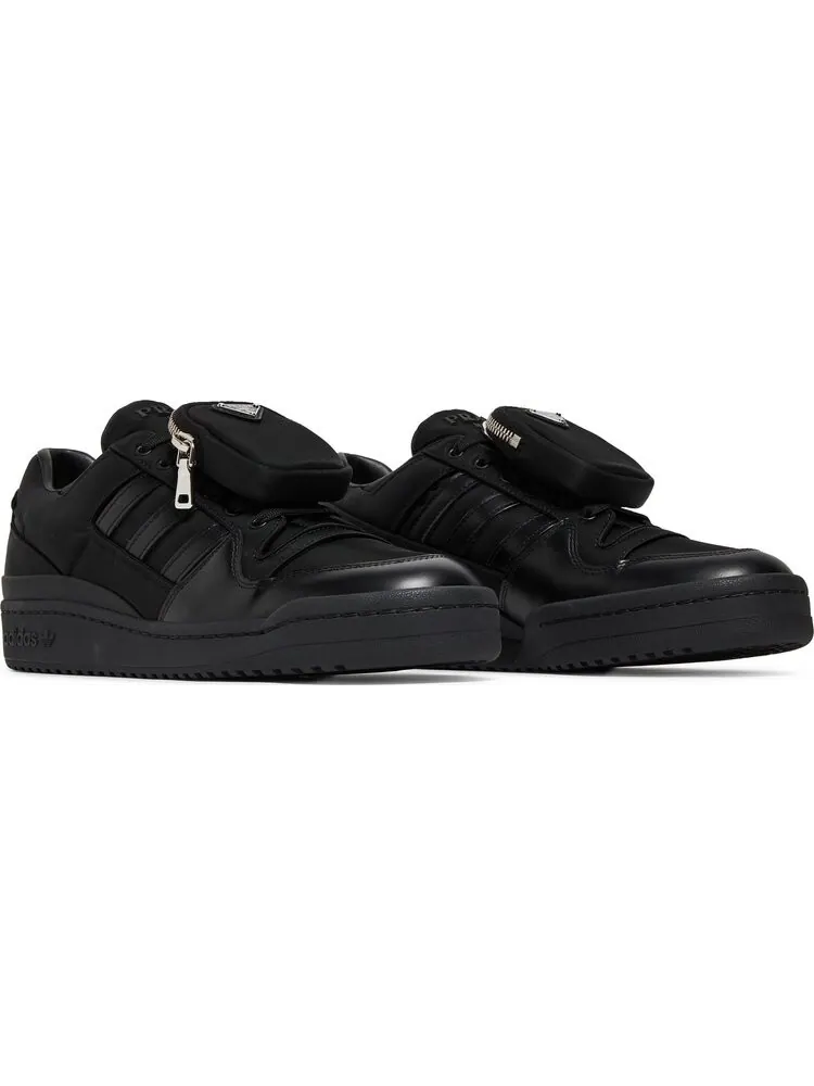 Кроссовки Adidas Prada x Forum Low 'Core Black' — изображение 8 из 8, черный
