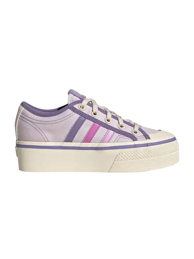 Кроссовки Adidas Nizza Platform J — изображение 1 из 1, розовый
