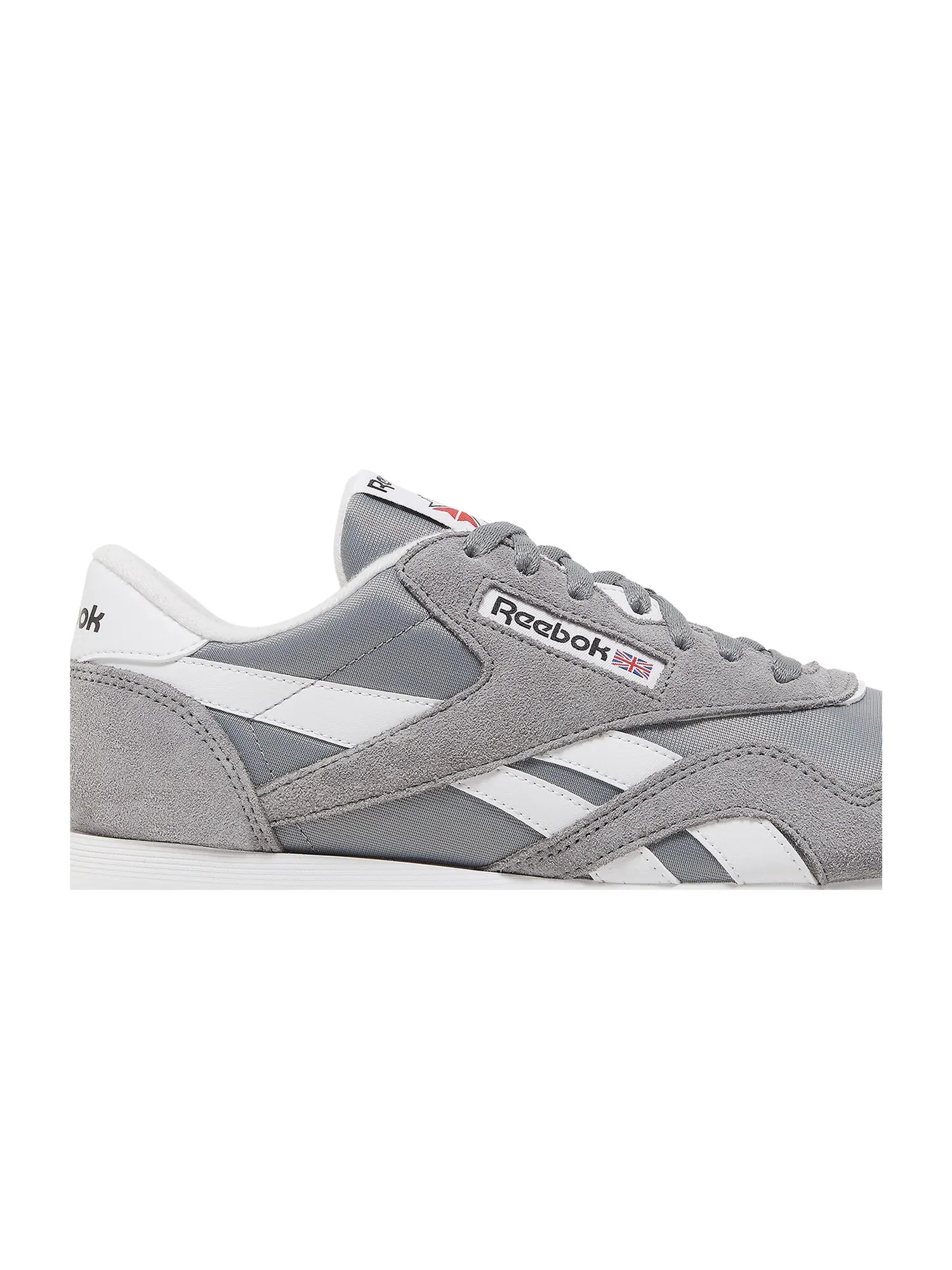 Кроссовки Classic Nylon Reebok — изображение 2 из 8, серый/белый/белый
