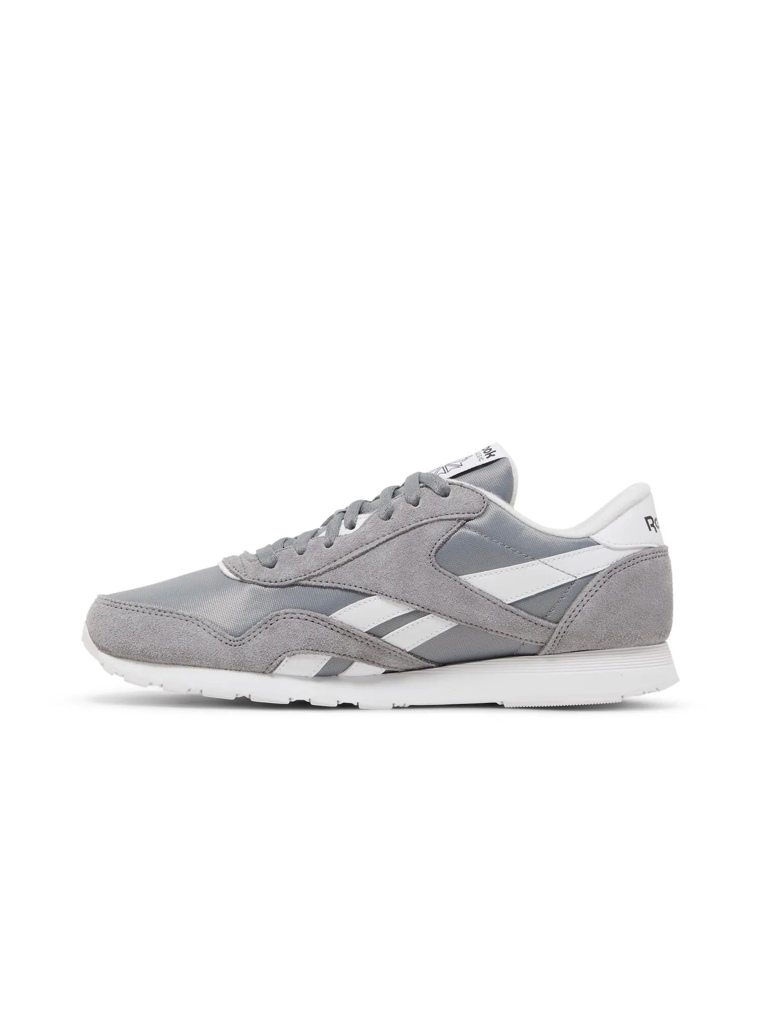 Кроссовки Classic Nylon Reebok — изображение 3 из 8, серый/белый/белый
