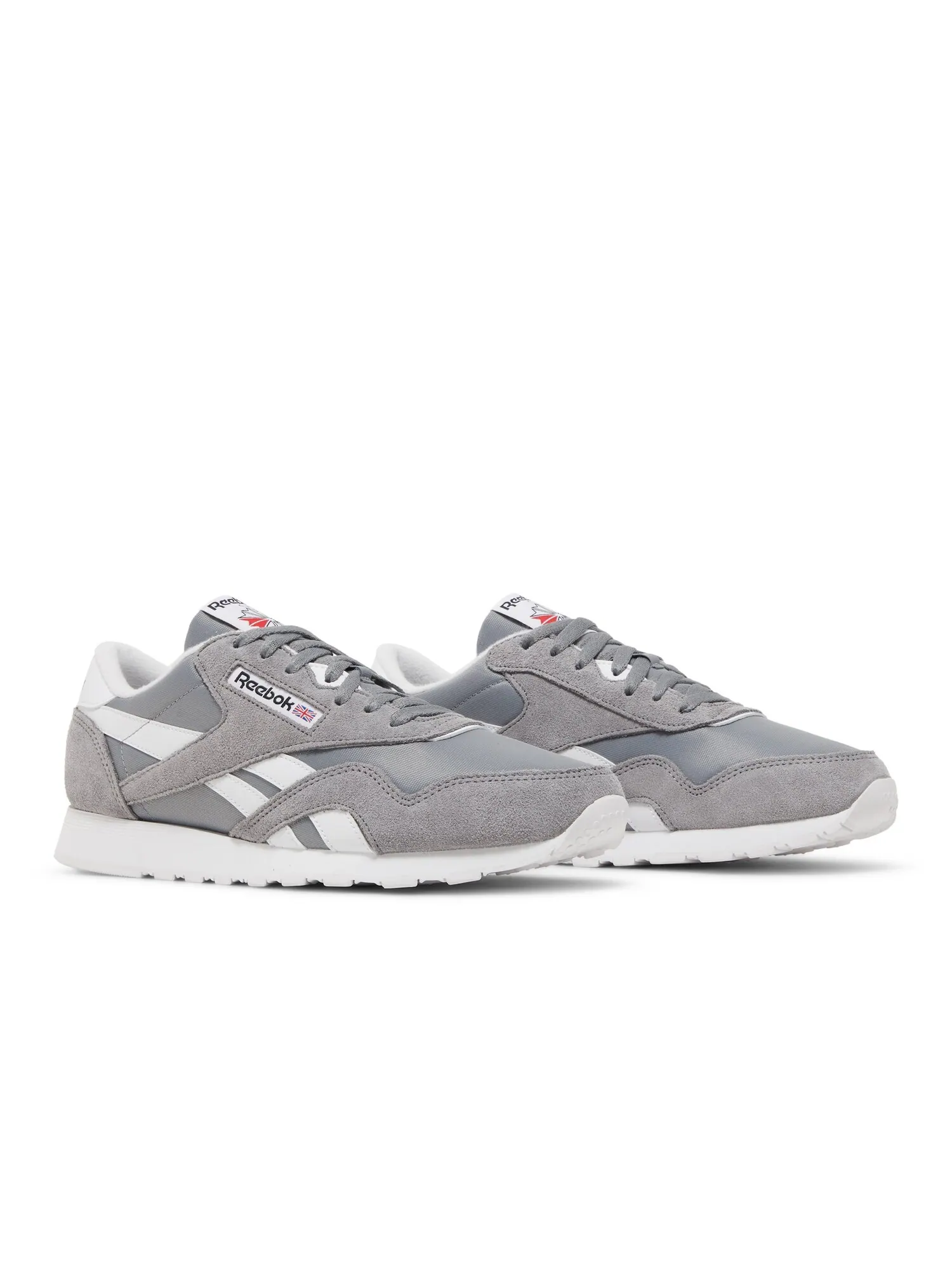 Кроссовки Classic Nylon Reebok — изображение 8 из 8, серый/белый/белый
