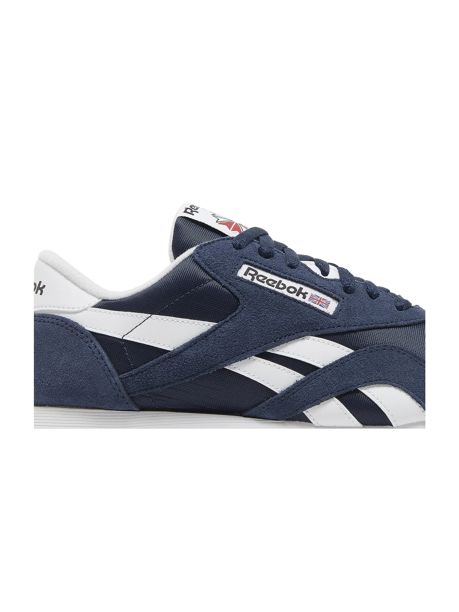 Кроссовки Classic Nylon Reebok — изображение 2 из 8, темно-синий/белый/белый