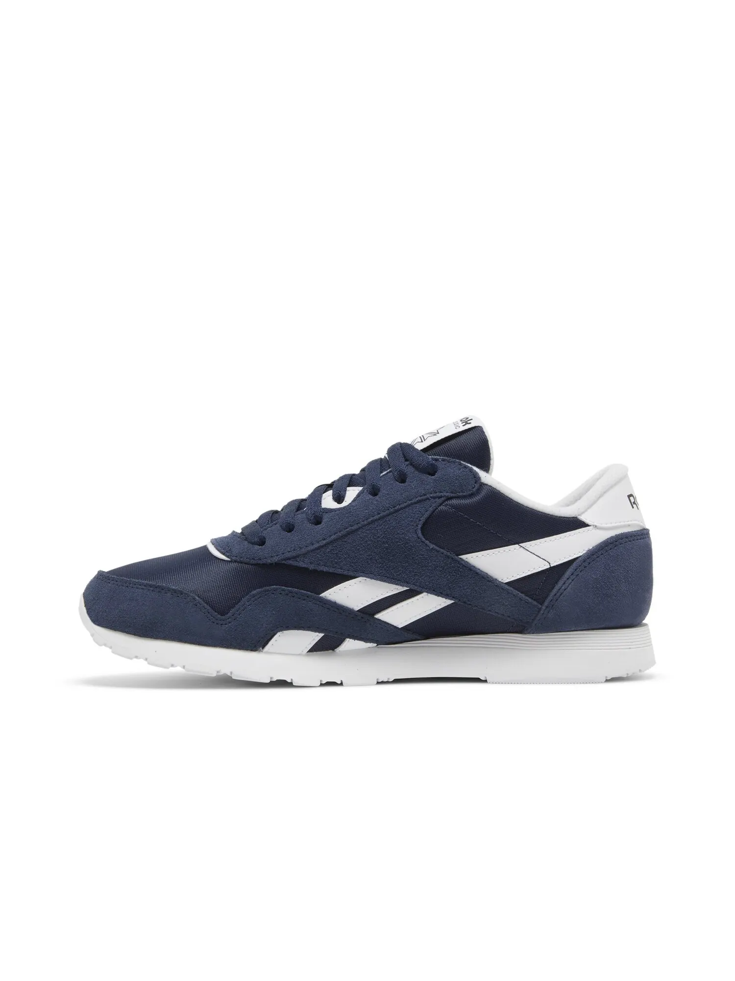 Кроссовки Classic Nylon Reebok — изображение 3 из 8, темно-синий/белый/белый