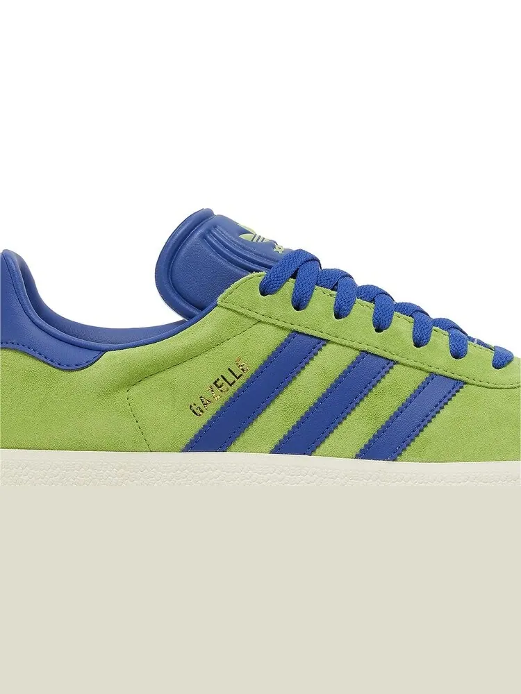 Кроссовки Gazelle 'Lime Blue' — изображение 2 из 4, зеленый