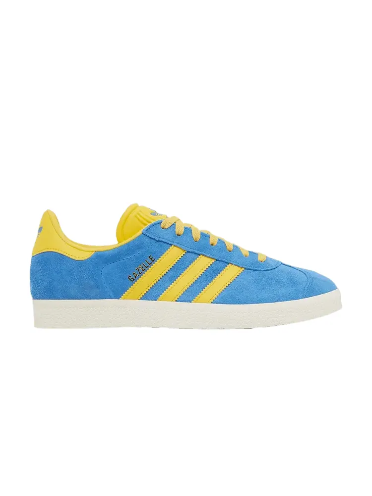 Кроссовки adidas Gazelle 'Blue Bold Gold' — изображение 1 из 9, золотистый/белый