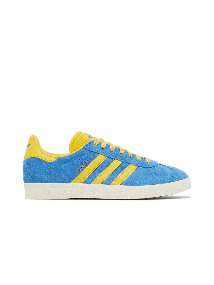 Кроссовки adidas Gazelle 'Blue Bold Gold' — изображение 2 из 9, золотистый/белый