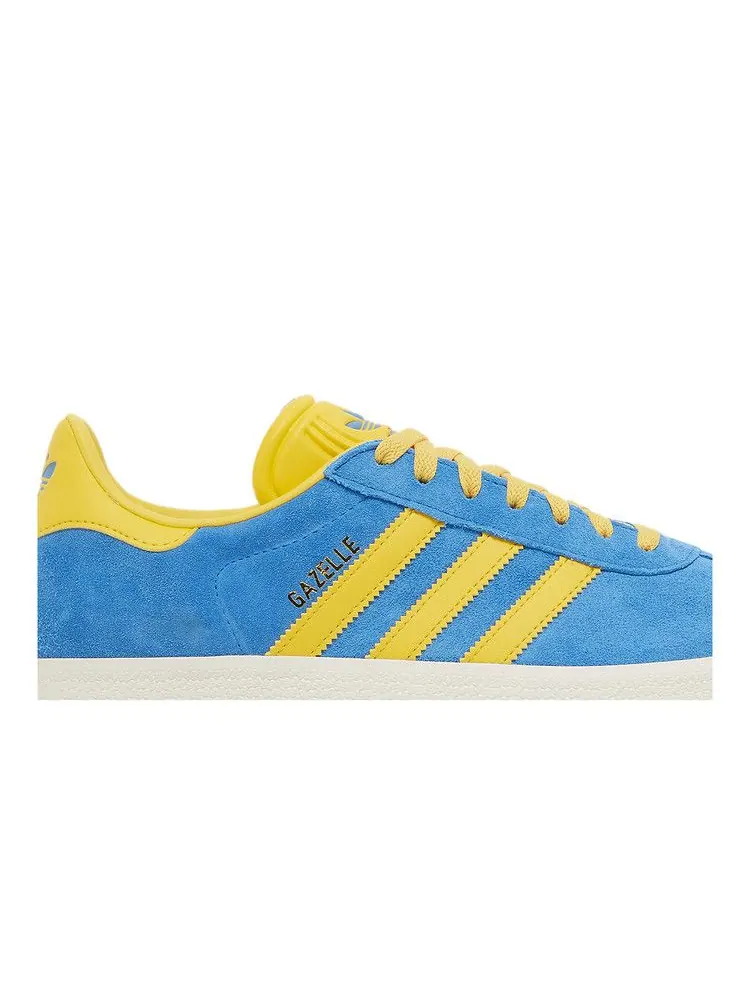 Кроссовки adidas Gazelle 'Blue Bold Gold' — изображение 3 из 9, золотистый/белый
