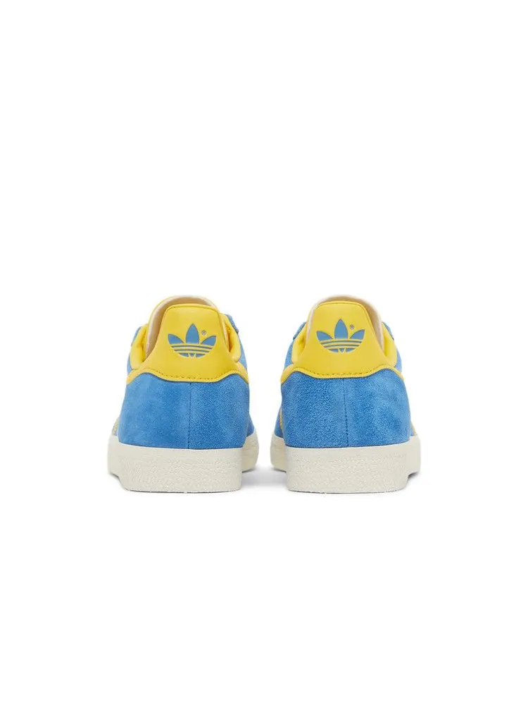 Кроссовки adidas Gazelle 'Blue Bold Gold' — изображение 7 из 9, золотистый/белый