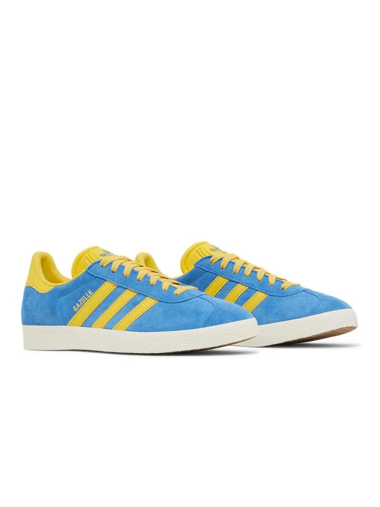 Кроссовки adidas Gazelle 'Blue Bold Gold' — изображение 9 из 9, золотистый/белый