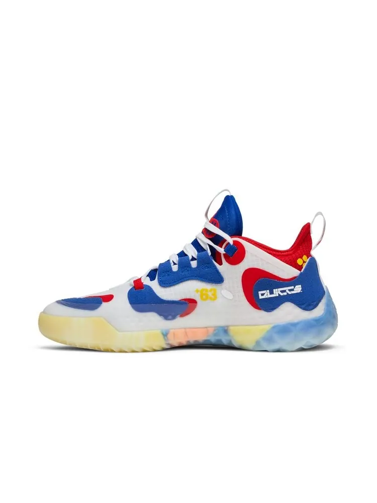 Кроссовки Adidas Quiccs x Harden Vol. 5 Futurenatural — изображение 3 из 4, белый/мультиколор