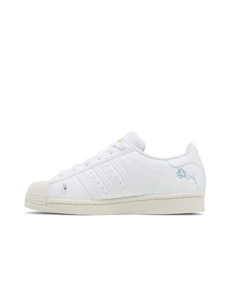 Кроссовки adidas Superstar J 'Patches' — изображение 4 из 9, белый/белый/белый