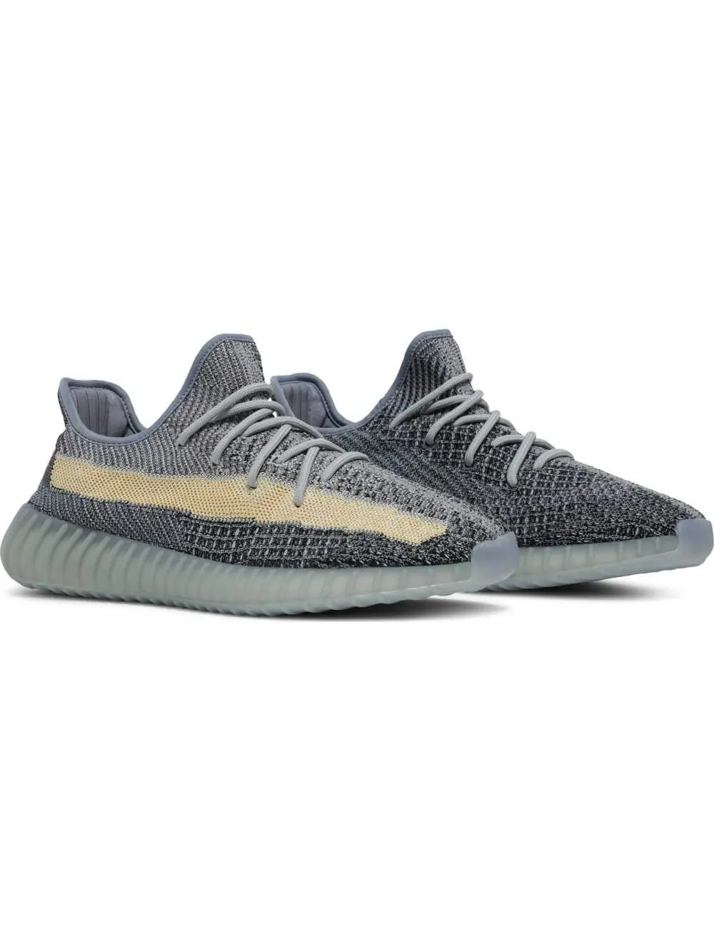 Кроссовки Yeezy Boost 350 V2 Ash Blue — изображение 4 из 8, синий