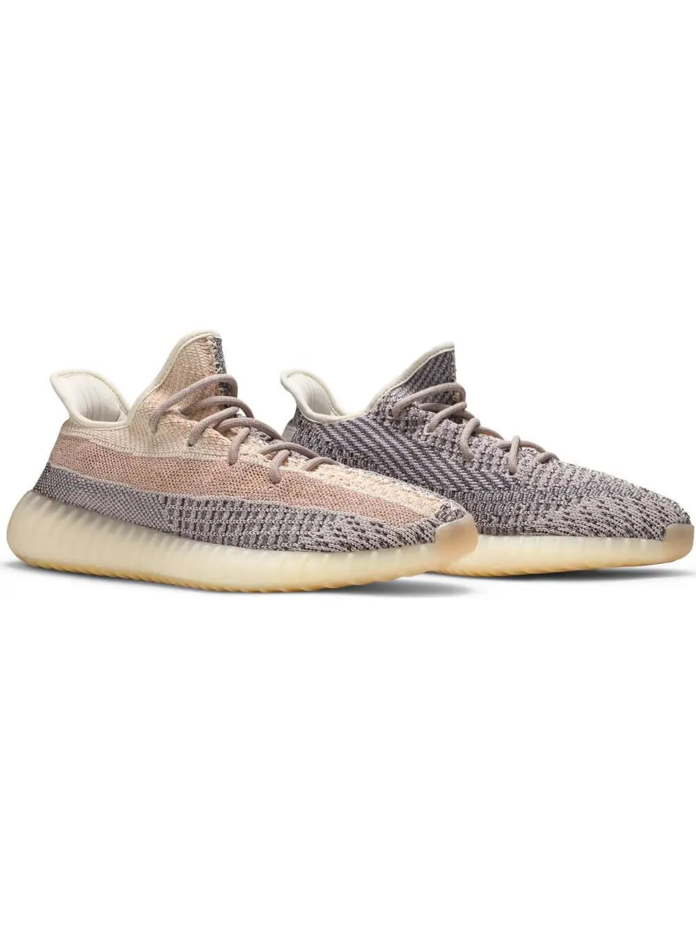 Кроссовки Yeezy Boost 350 V2 Ash Pearl — изображение 4 из 10, розовый