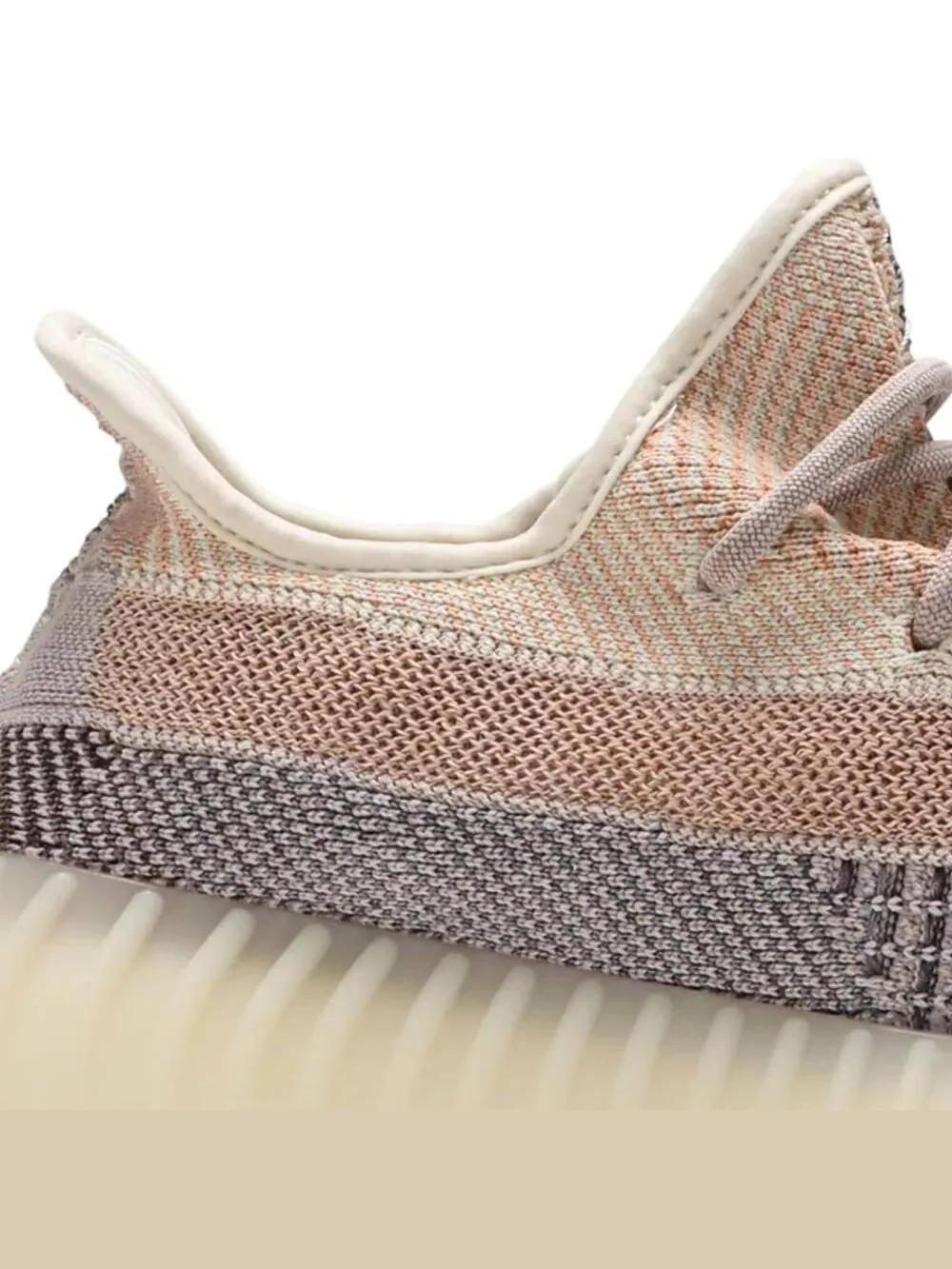 Кроссовки Yeezy Boost 350 V2 Ash Pearl — изображение 6 из 10, розовый