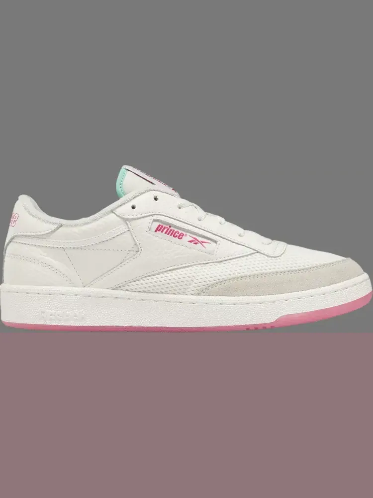 Кроссовки prince x club c 85 'chalk rose rage' Reebok, пломбир — изображение 1 из 1, бежевый