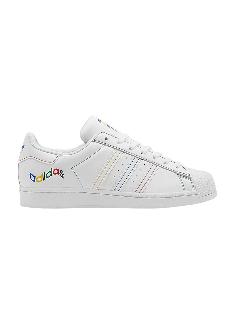 Кроссовки adidas Superstar 'White Multi' — изображение 1 из 1, белый/мульти