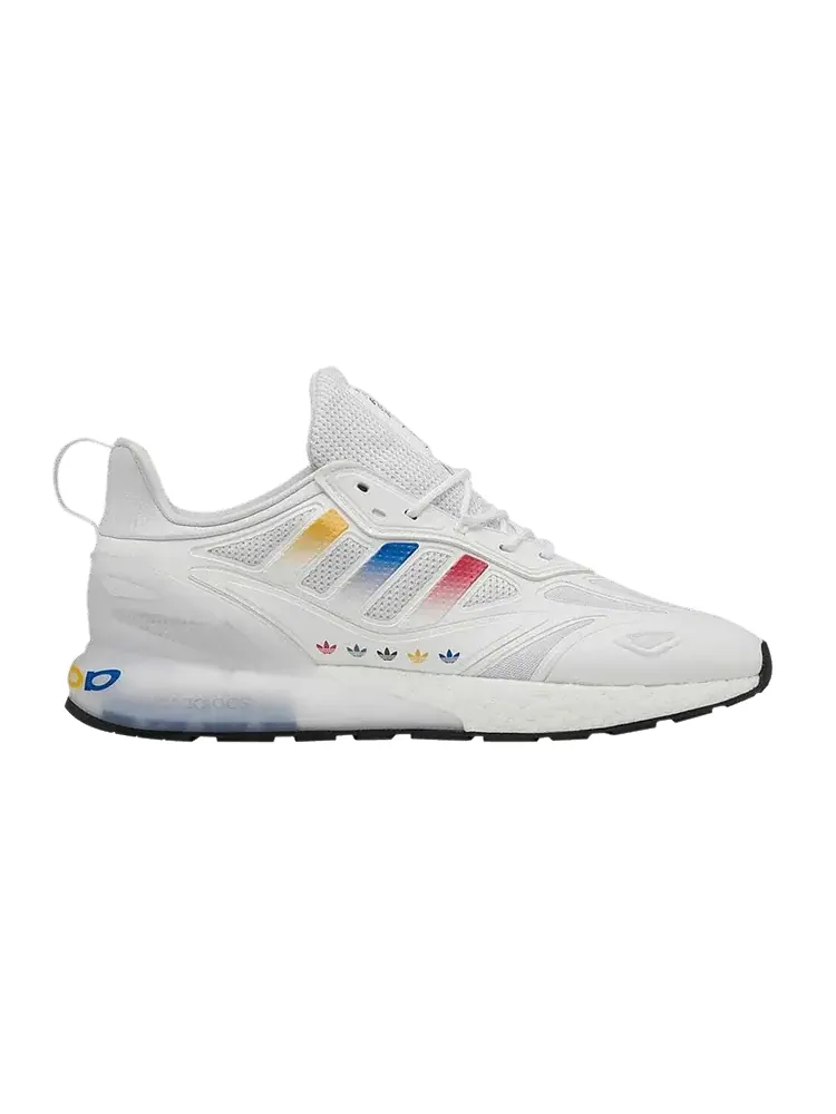 Кроссовки adidas ZX 2K Boost 2.0 'White Multi' — изображение 1 из 1, белый/черный