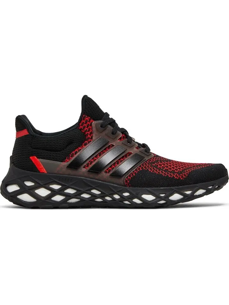 Кроссовки Adidas UltraBoost Web DNA 'Black Vivid Red' — изображение 1 из 8, черный