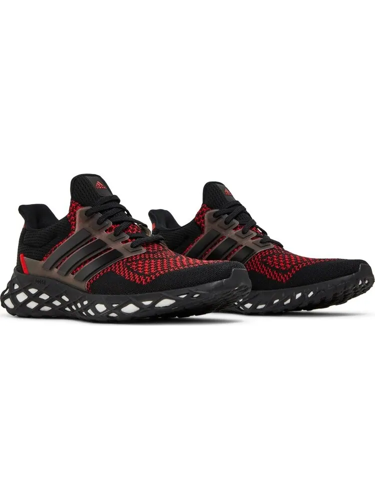 Кроссовки Adidas UltraBoost Web DNA 'Black Vivid Red' — изображение 8 из 8, черный