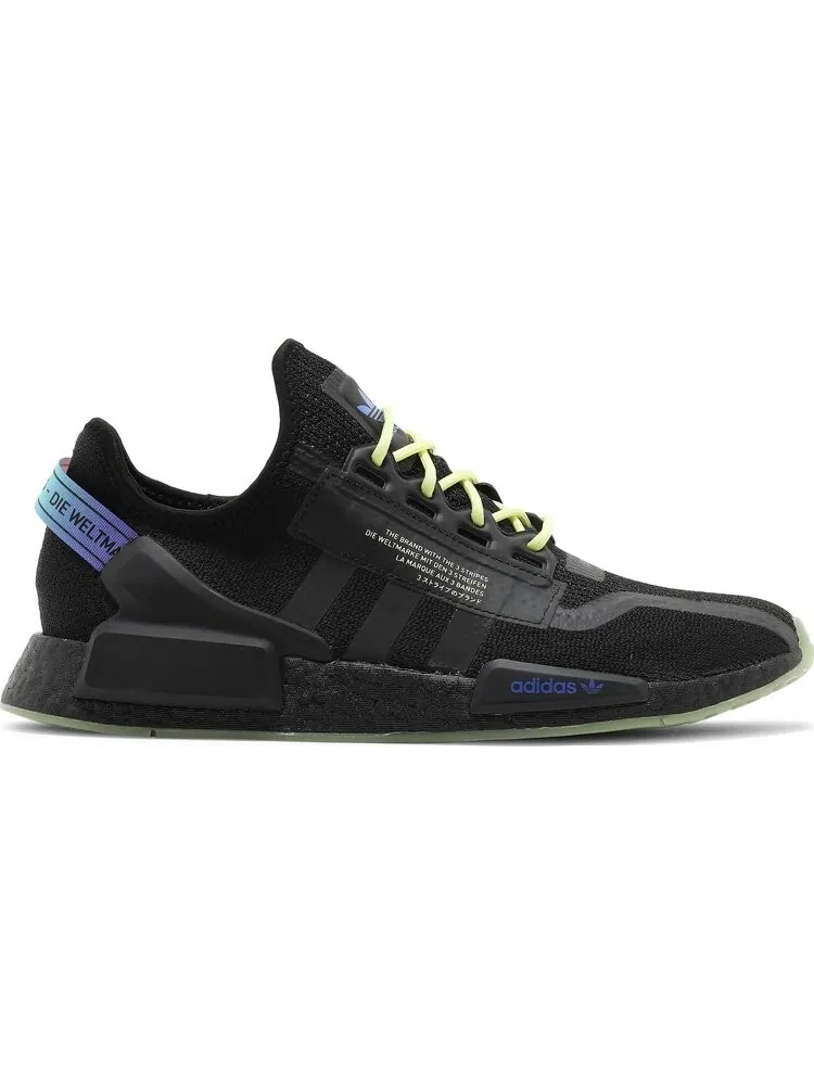Кроссовки Adidas NMD_R1 V2 'Black Sonic Ink' — изображение 1 из 8, черный