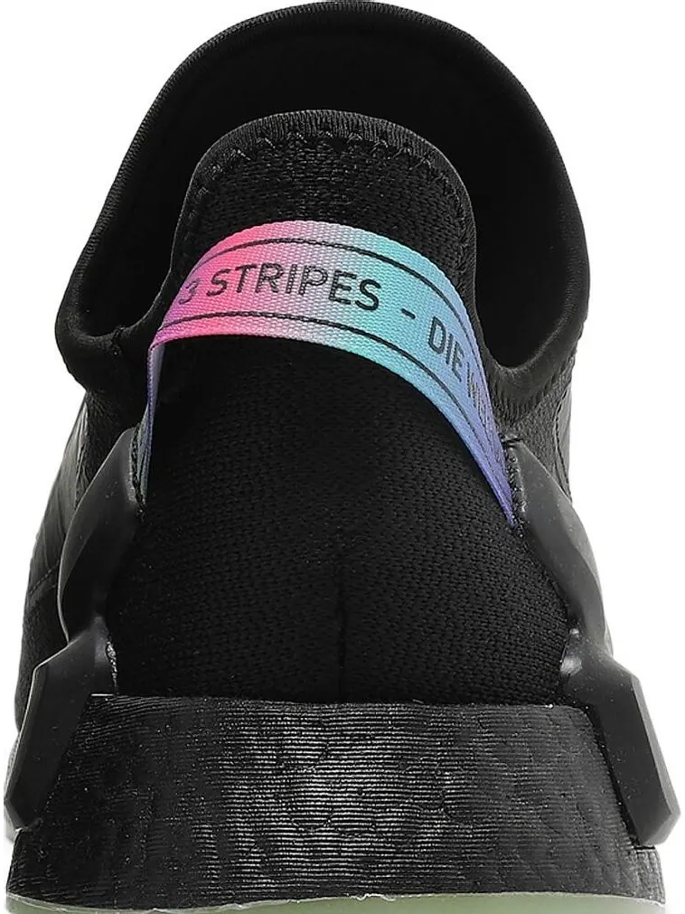 Кроссовки Adidas NMD_R1 V2 'Black Sonic Ink' — изображение 7 из 8, черный