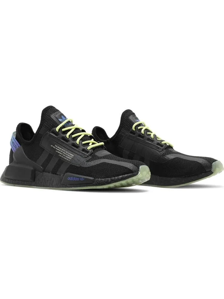 Кроссовки Adidas NMD_R1 V2 'Black Sonic Ink' — изображение 8 из 8, черный