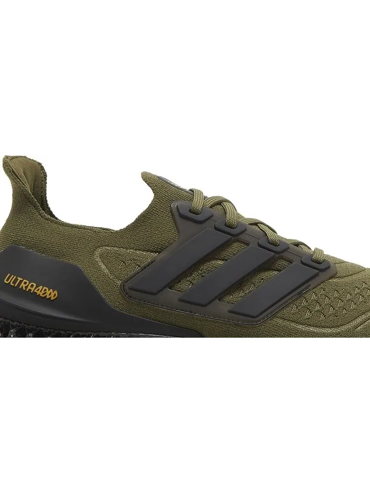 Кроссовки Adidas Ultra 4DFWD 'Focus Olive' — изображение 2 из 8, зеленый