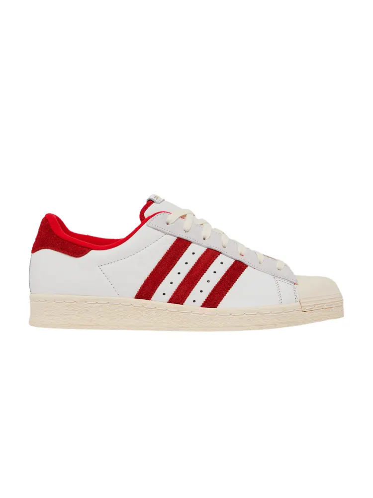 Кроссовки adidas Superstar 82 'White Vivid Red' — изображение 1 из 9