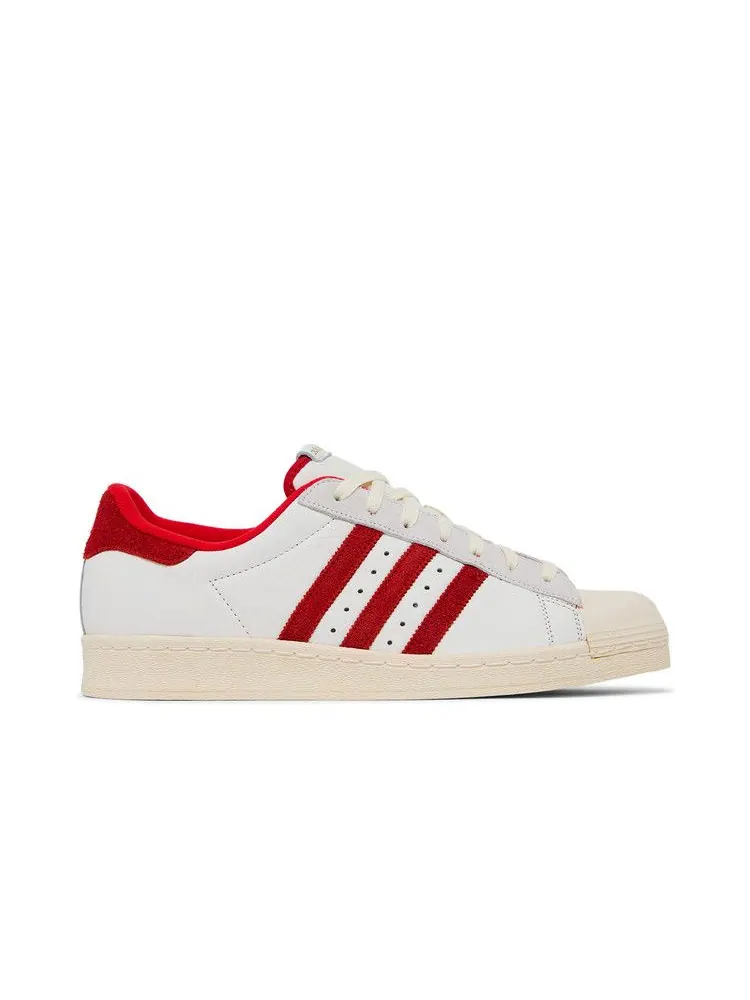 Кроссовки adidas Superstar 82 'White Vivid Red' — изображение 2 из 9