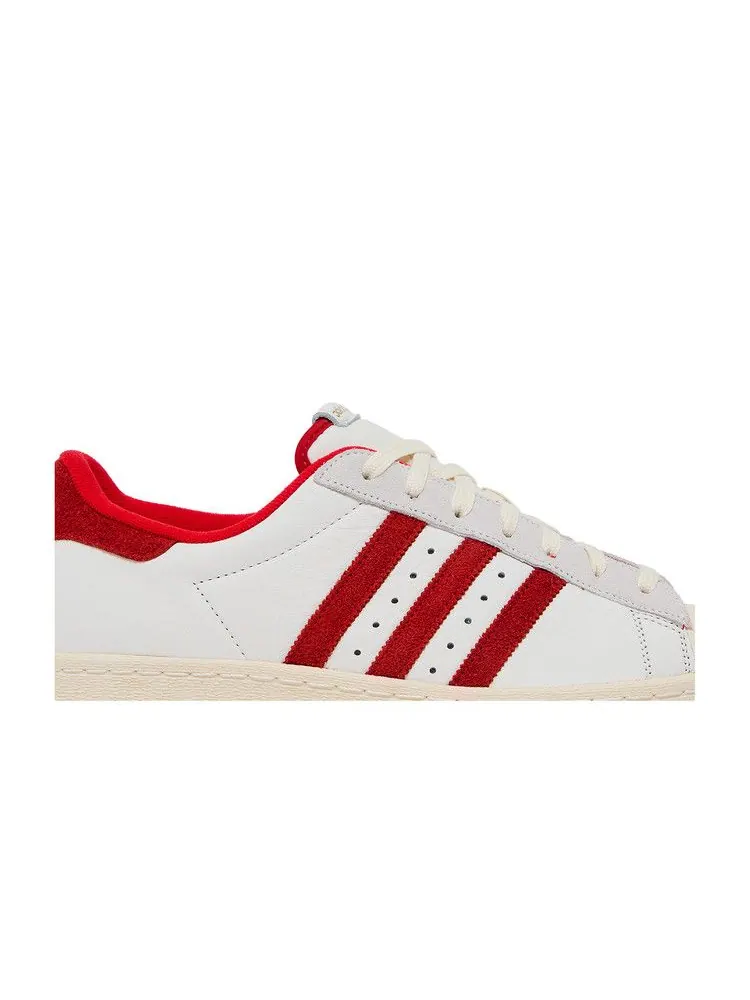 Кроссовки adidas Superstar 82 'White Vivid Red' — изображение 3 из 9