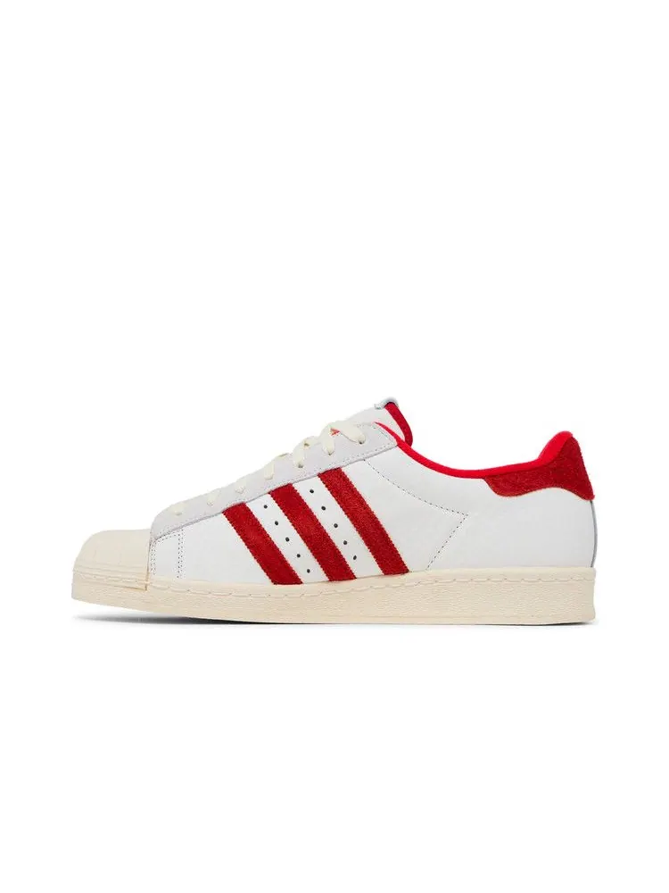 Кроссовки adidas Superstar 82 'White Vivid Red' — изображение 4 из 9