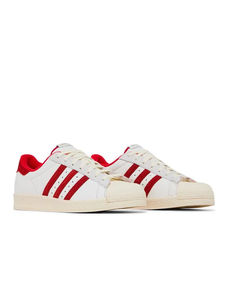 Кроссовки adidas Superstar 82 'White Vivid Red' — изображение 9 из 9