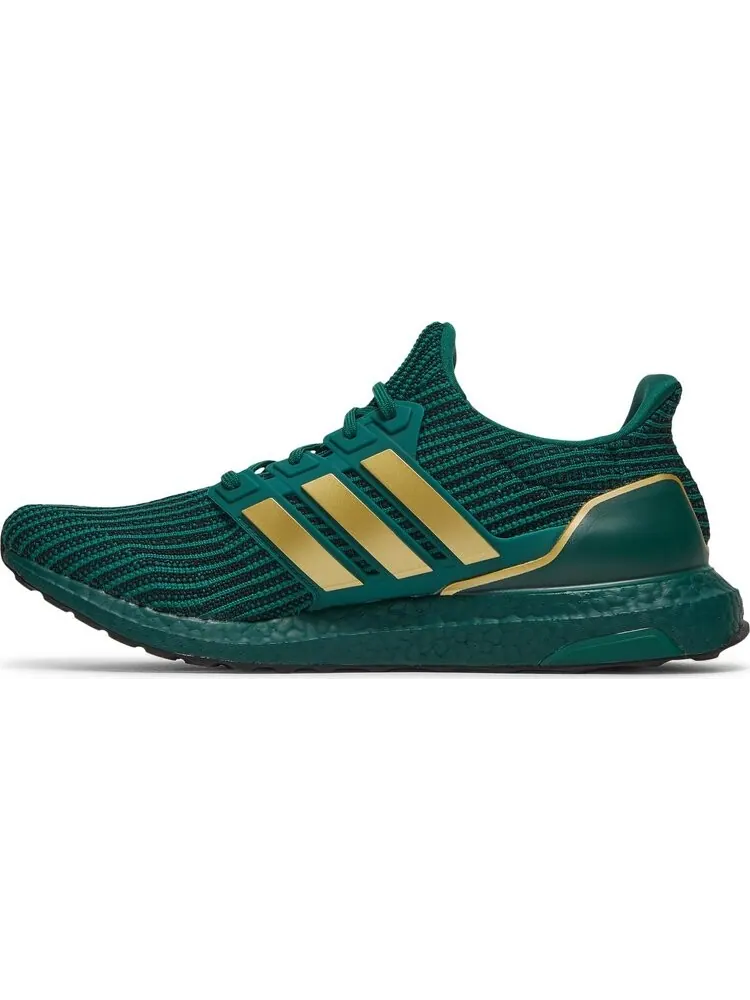 Кроссовки Adidas UltraBoost 4.0 DNA 'Green Matte Gold' — изображение 3 из 8, зеленый