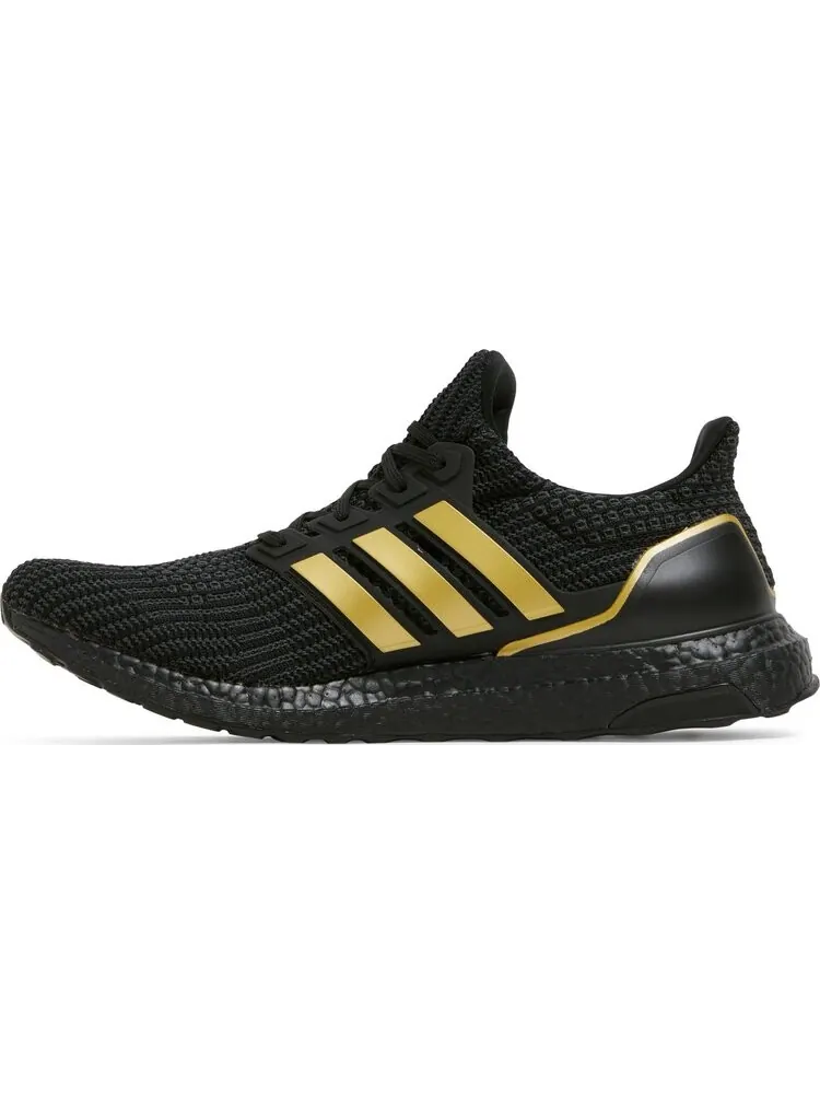 Кроссовки Adidas UltraBoost 4.0 DNA 'Black Matte Gold' — изображение 3 из 8, черный