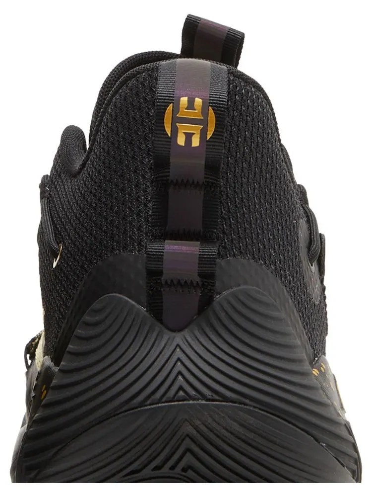 Кроссовки adidas Harden Stepback 3 'Black Gold Metallic' — изображение 7 из 8, черный
