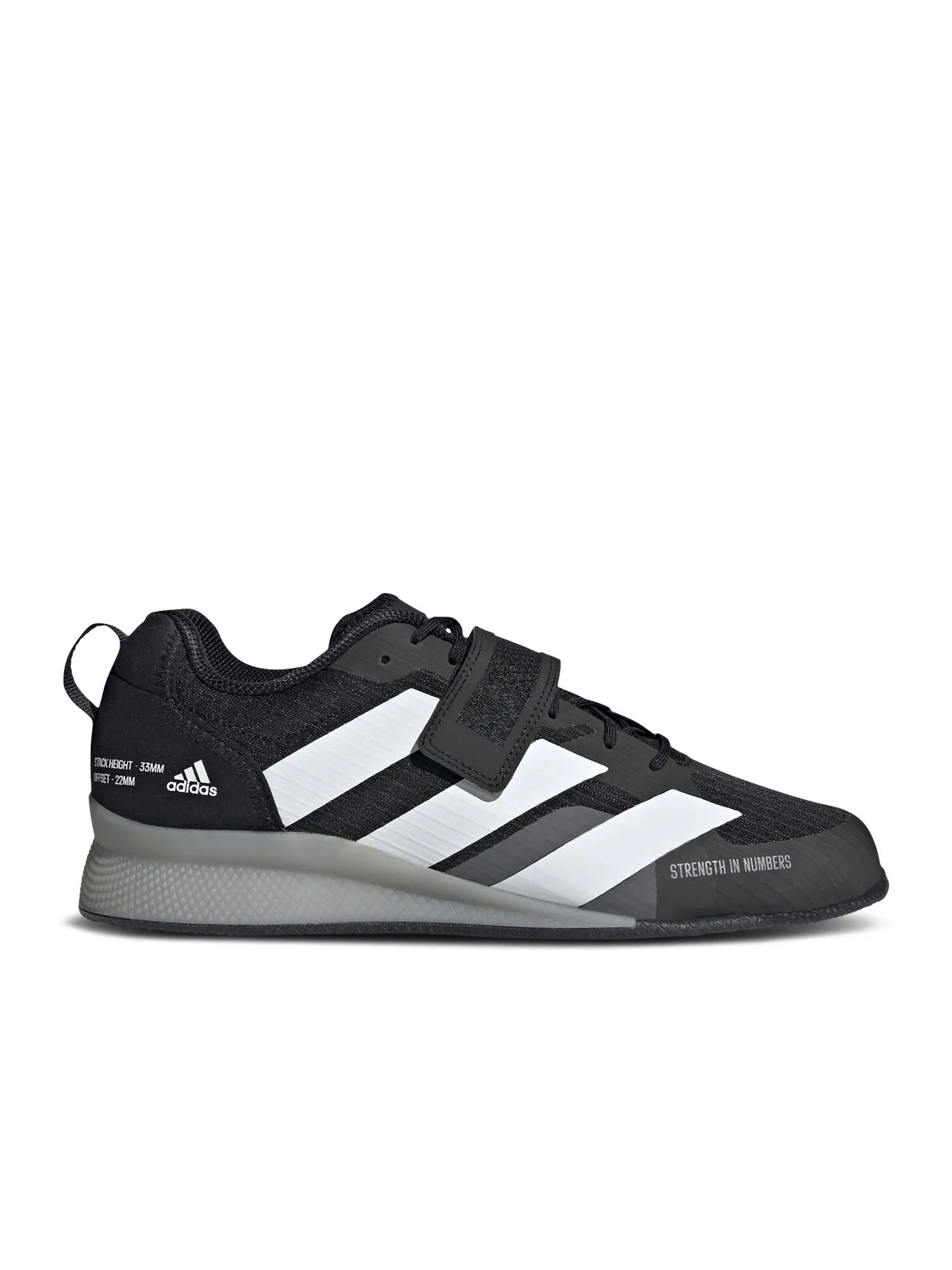 Кроссовки Adidas Adipower Weightlifting 3 — изображение 1 из 1, черный/белый/серый