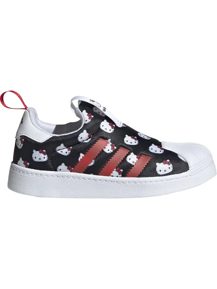 Кроссовки Adidas Hello Kitty x Superstar 360 J 'Allover Print' — изображение 1 из 1, черный