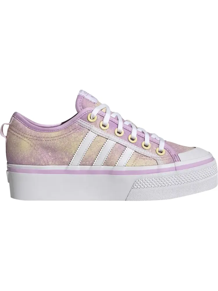 Кроссовки Adidas Wmns Nizza Platform 'Bliss Lilac Almost Yellow' — изображение 1 из 1, фиолетовый