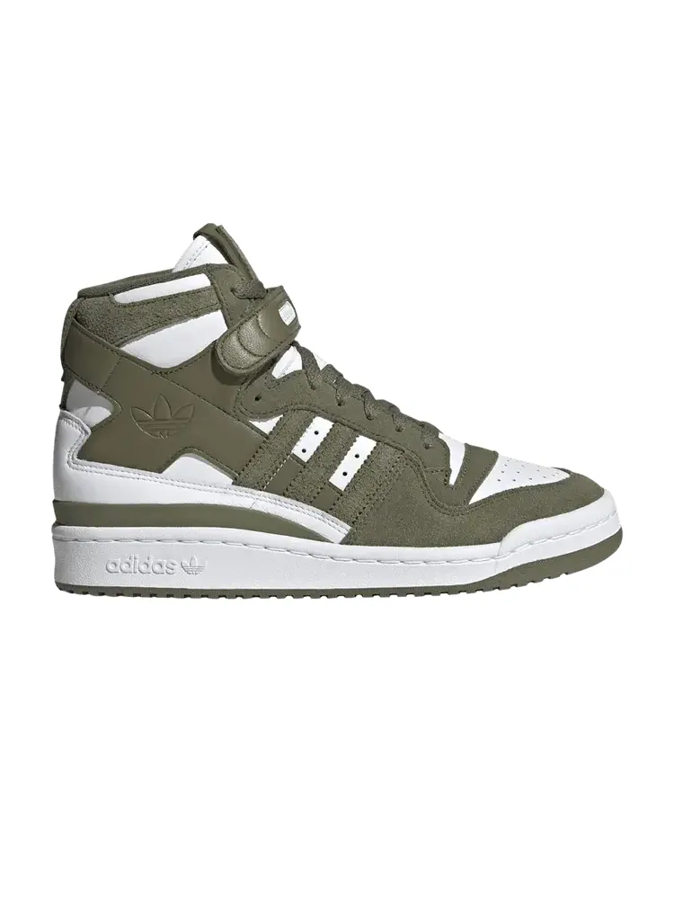 Кроссовки adidas Wmns Forum 84 High 'Focus Olive' — изображение 1 из 1, белый/оливковый/красный