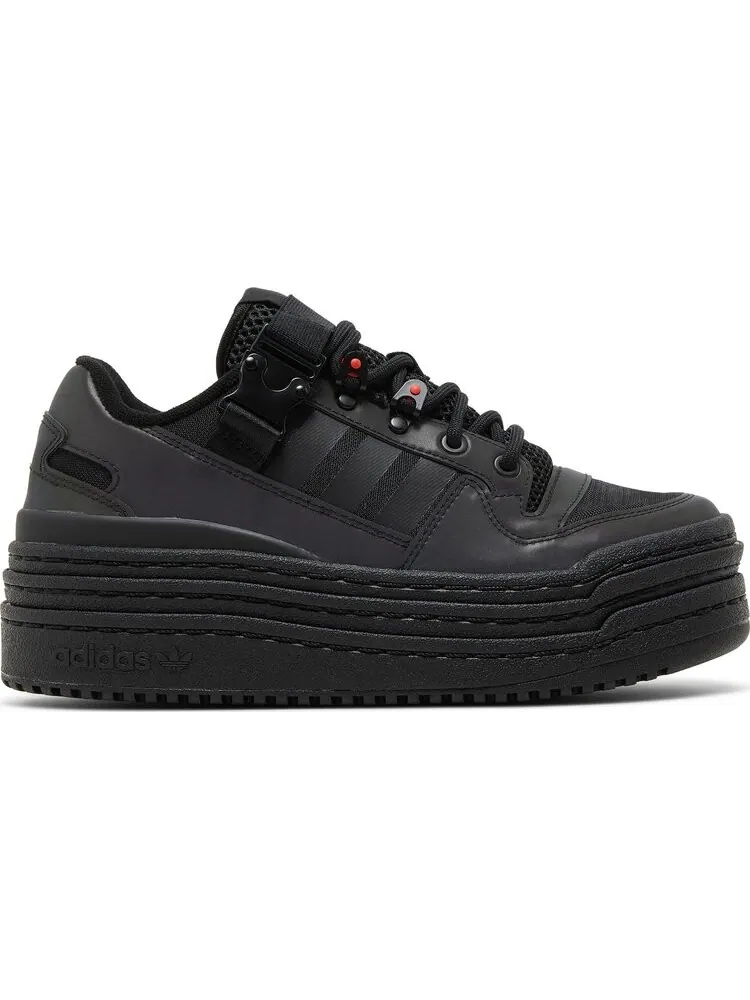 Кроссовки Adidas Wmns Triple Platforum Low 'Black Iridescent' — изображение 1 из 8, черный