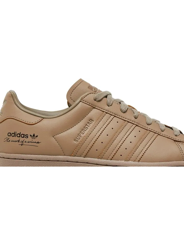 Кроссовки Adidas Superstar 'The Mark Of A Winner' — изображение 2 из 8, коричневый