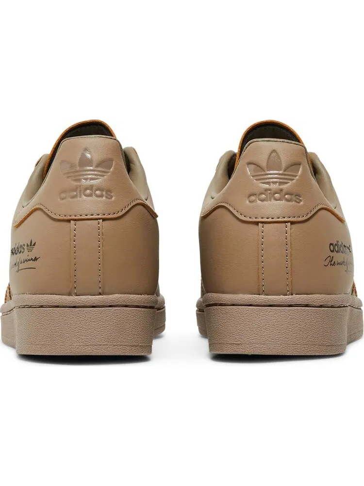 Кроссовки Adidas Superstar 'The Mark Of A Winner' — изображение 6 из 8, коричневый